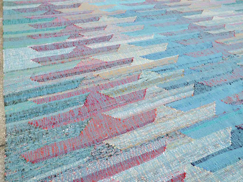 Modern Turkish Flatweave Kilim , No.30118 - Gss
