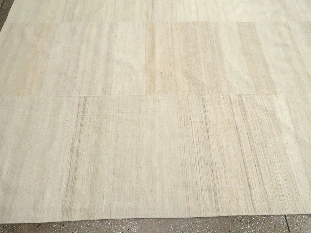 Vintage Turkish Flatweave Kilim Room Size Carpet, No.30123 - Gss