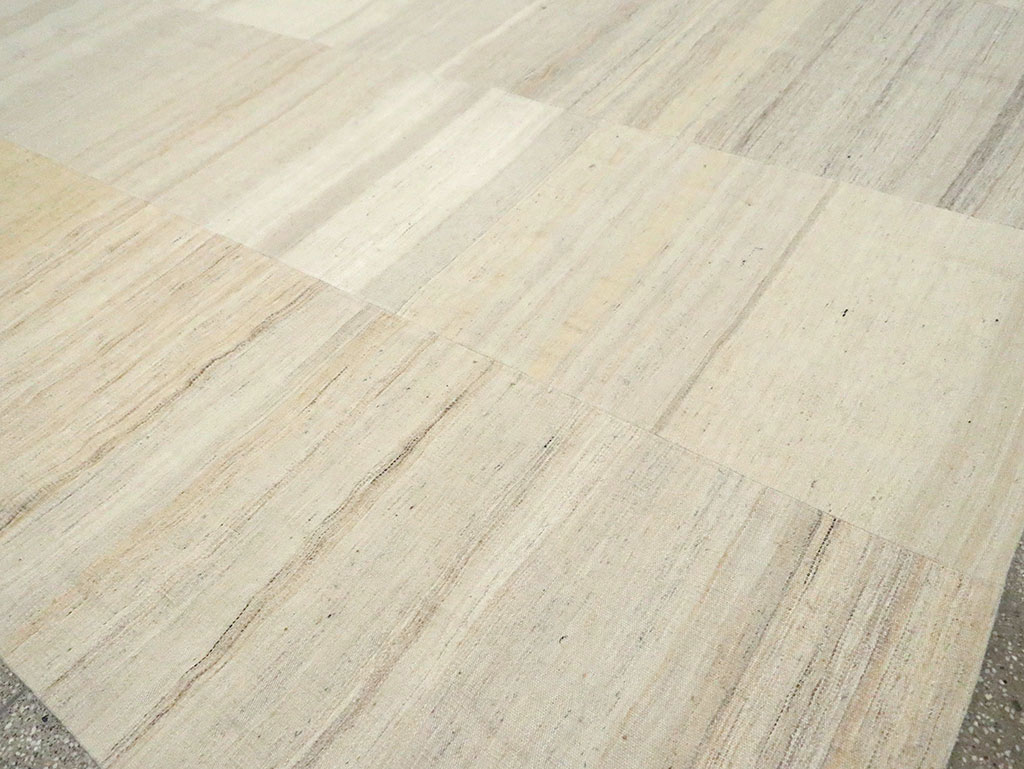 Vintage Turkish Flatweave Kilim Room Size Carpet, No.30123 - Gss