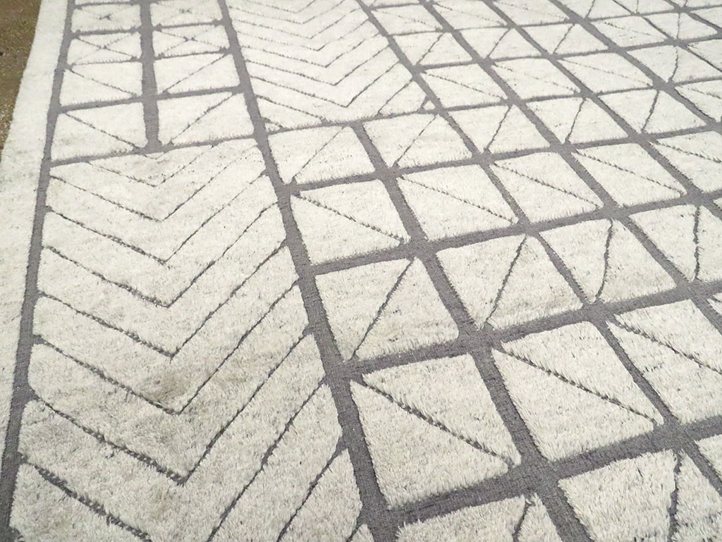 Contemporary Turkish Room Size Carpet, No.30128 - Gss