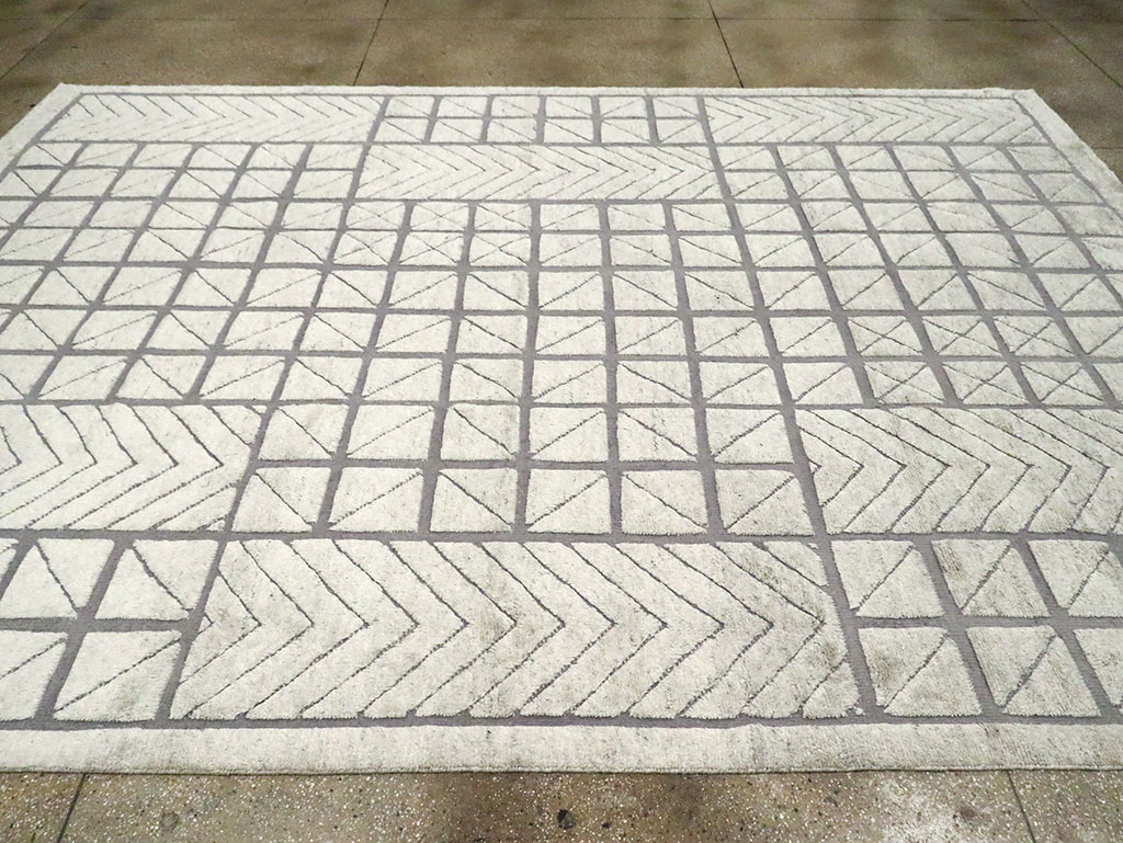 Contemporary Turkish Room Size Carpet, No.30128 - Gss