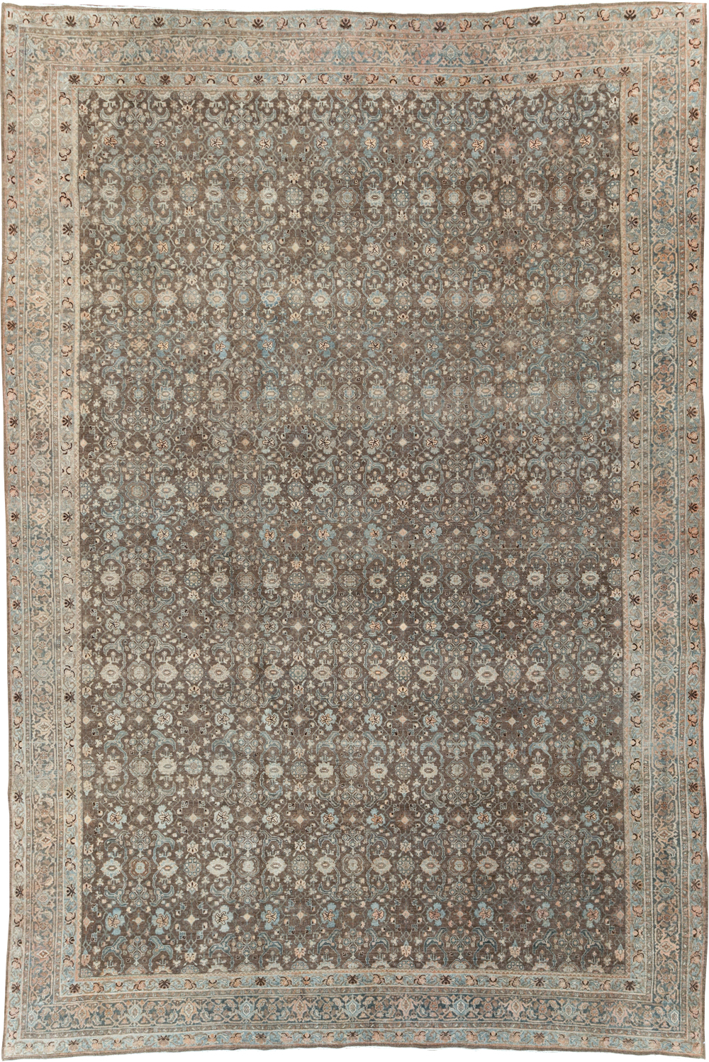 Antique Persian Bidjar Large Room Size Carpet, No.30133 - Gss