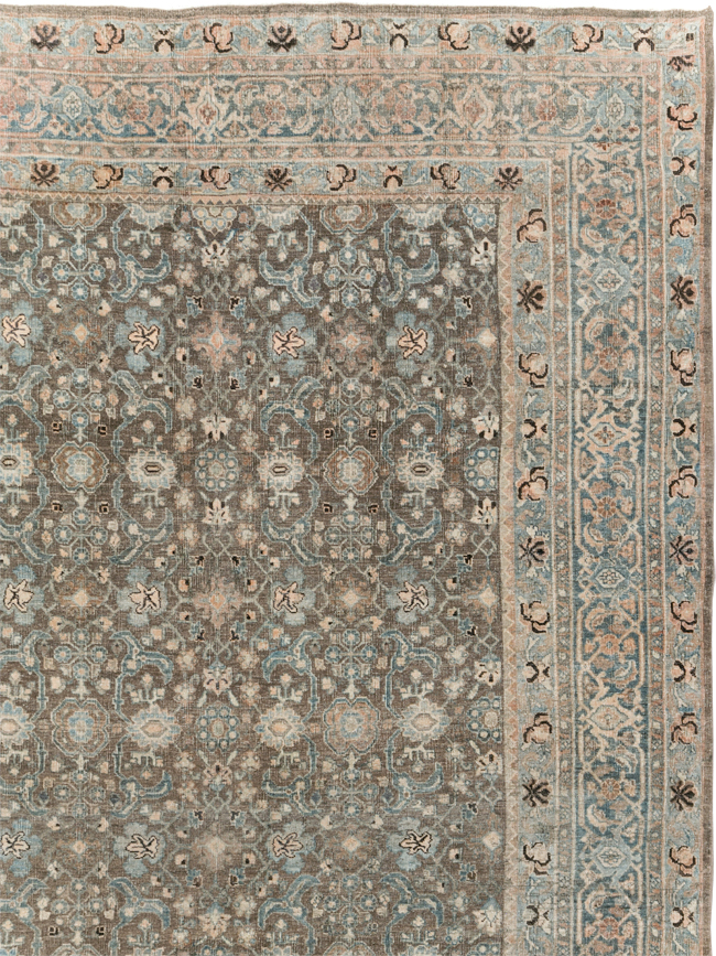 Antique Persian Bidjar Large Room Size Carpet, No.30133 - Gss