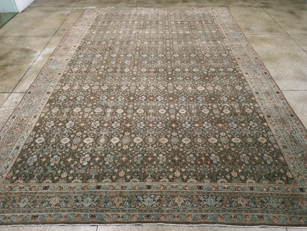 Antique Persian Bidjar Large Room Size Carpet, No.30133 - Gss