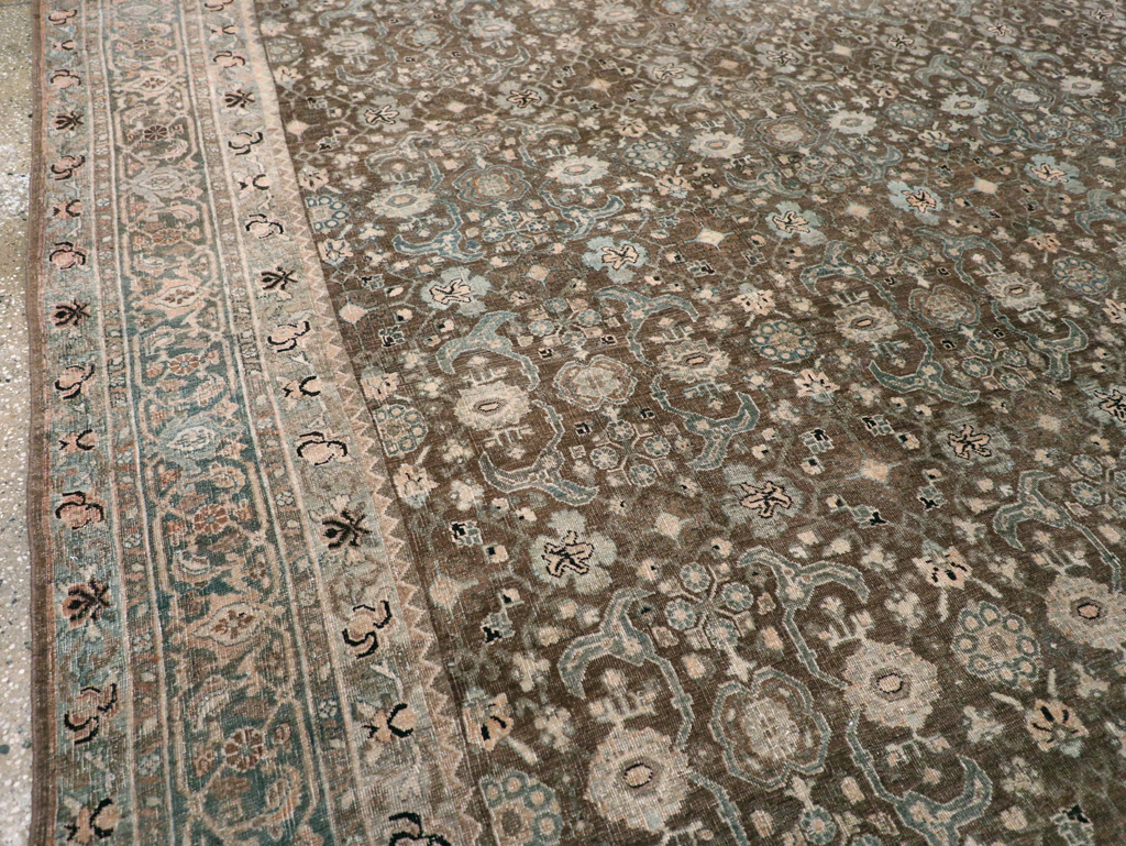 Antique Persian Bidjar Large Room Size Carpet, No.30133 - Gss