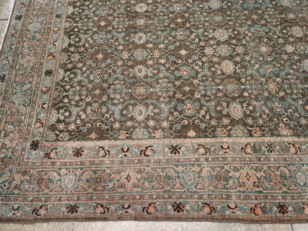 Antique Persian Bidjar Large Room Size Carpet, No.30133 - Gss