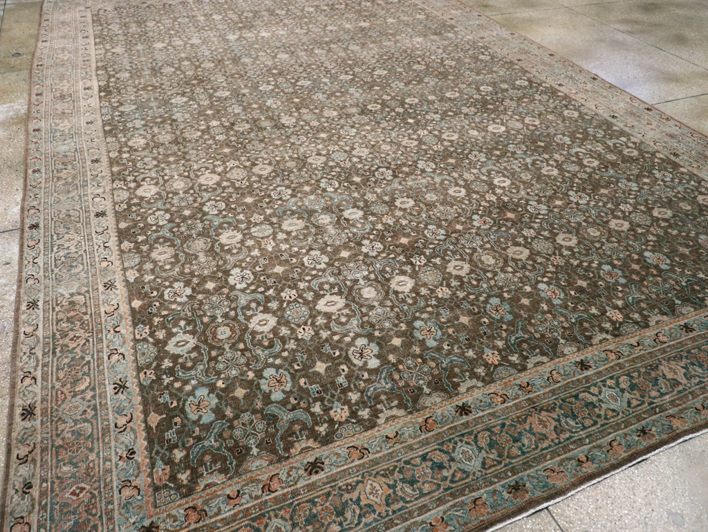 Antique Persian Bidjar Large Room Size Carpet, No.30133 - Gss