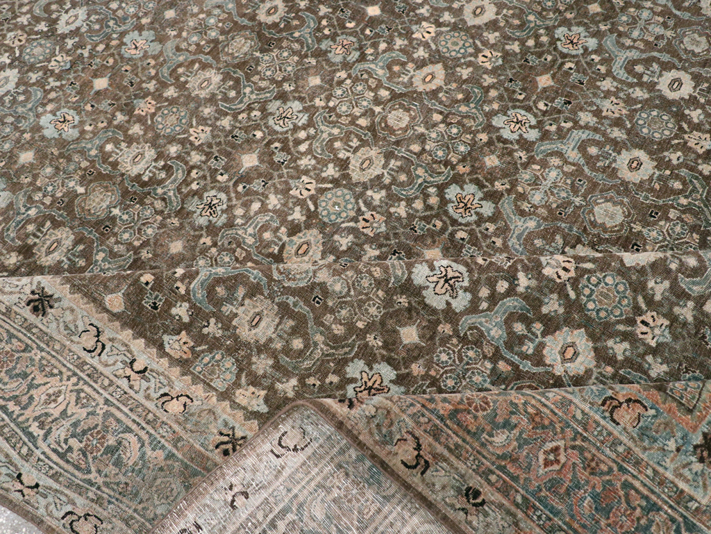 Antique Persian Bidjar Large Room Size Carpet, No.30133 - Gss