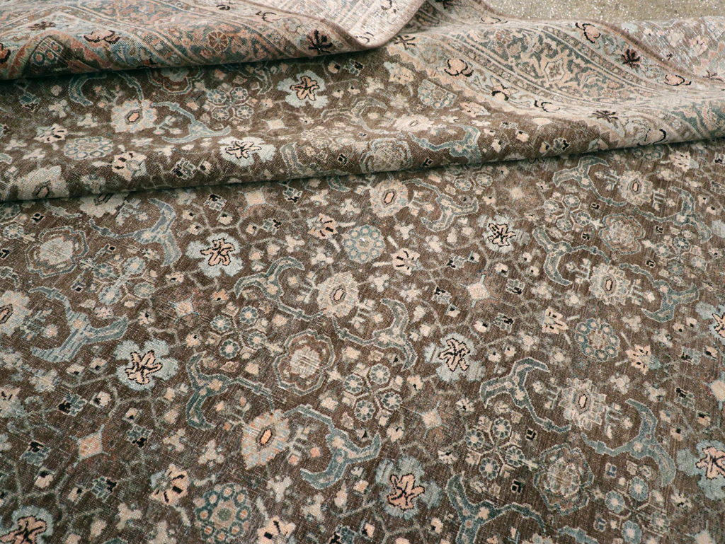 Antique Persian Bidjar Large Room Size Carpet, No.30133 - Gss