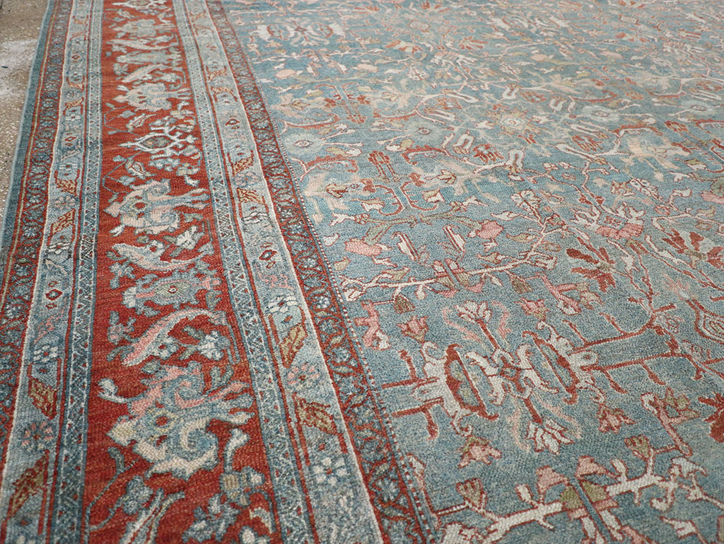 Antique Persian Bibikabad Room Size Carpet, No.30135 - Gss