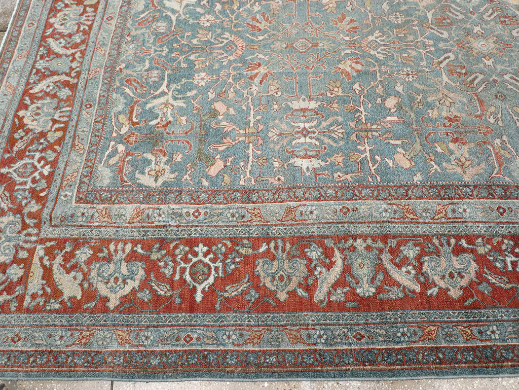 Antique Persian Bibikabad Room Size Carpet, No.30135 - Gss
