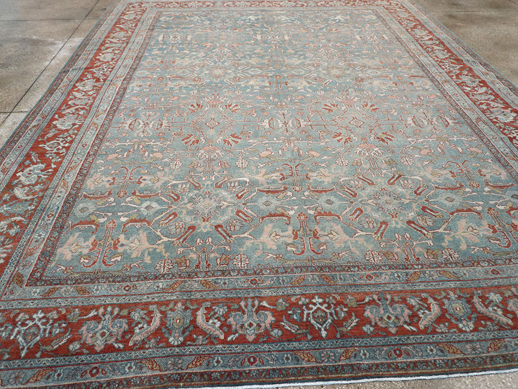 Antique Persian Bibikabad Room Size Carpet, No.30135 - Gss