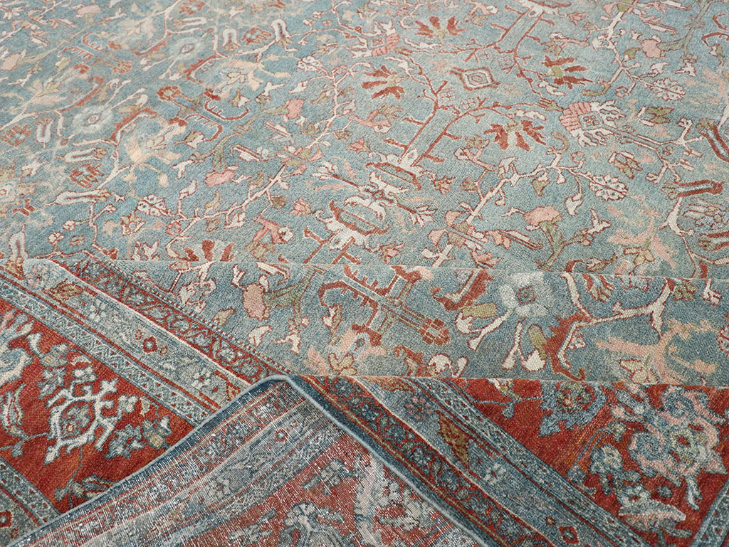 Antique Persian Bibikabad Room Size Carpet, No.30135 - Gss