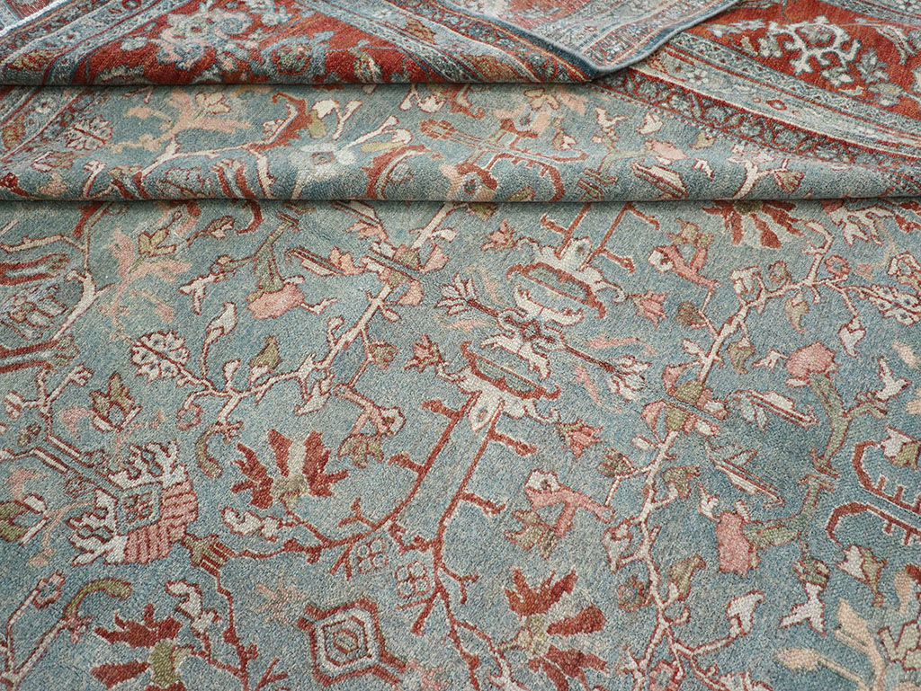 Antique Persian Bibikabad Room Size Carpet, No.30135 - Gss