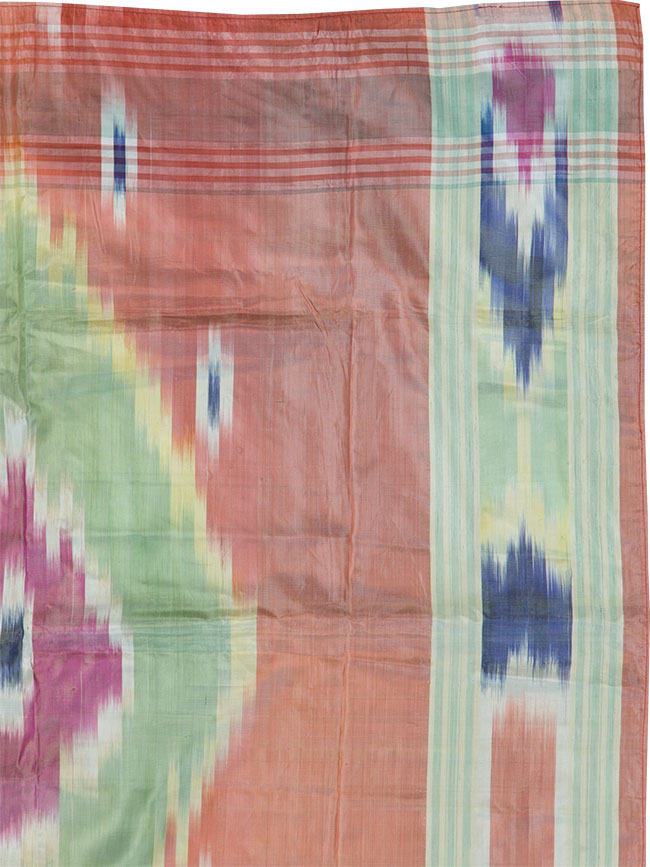 Vintage Central Asian Square Ikat Textile, No.30136 - Gss