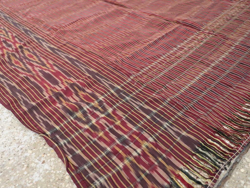 Antique Persian Ikat Textile, No.30139 - Gss
