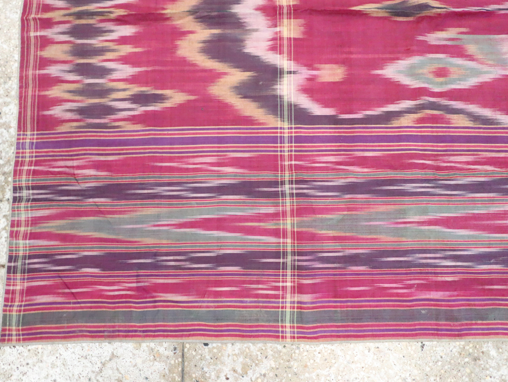 Vintage Persian Yazd Silk Textile, No.30140 - Gss