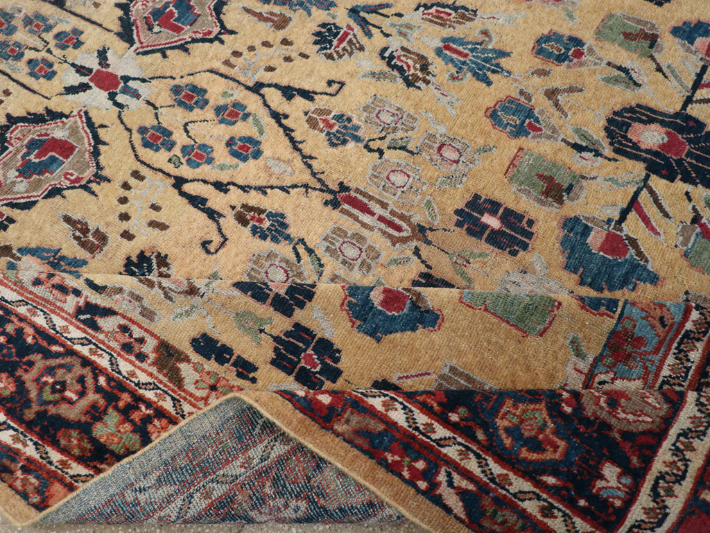 Antique Persian Mahal Room Size Carpet, No.30147 - Gss