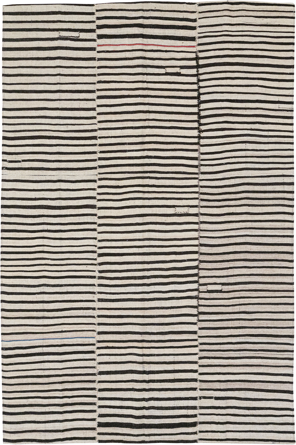 Vintage Persian Flatweave Kilim Accent Rug, No.30157 - Gss