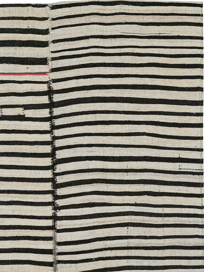 Vintage Persian Flatweave Kilim Accent Rug, No.30157 - Gss