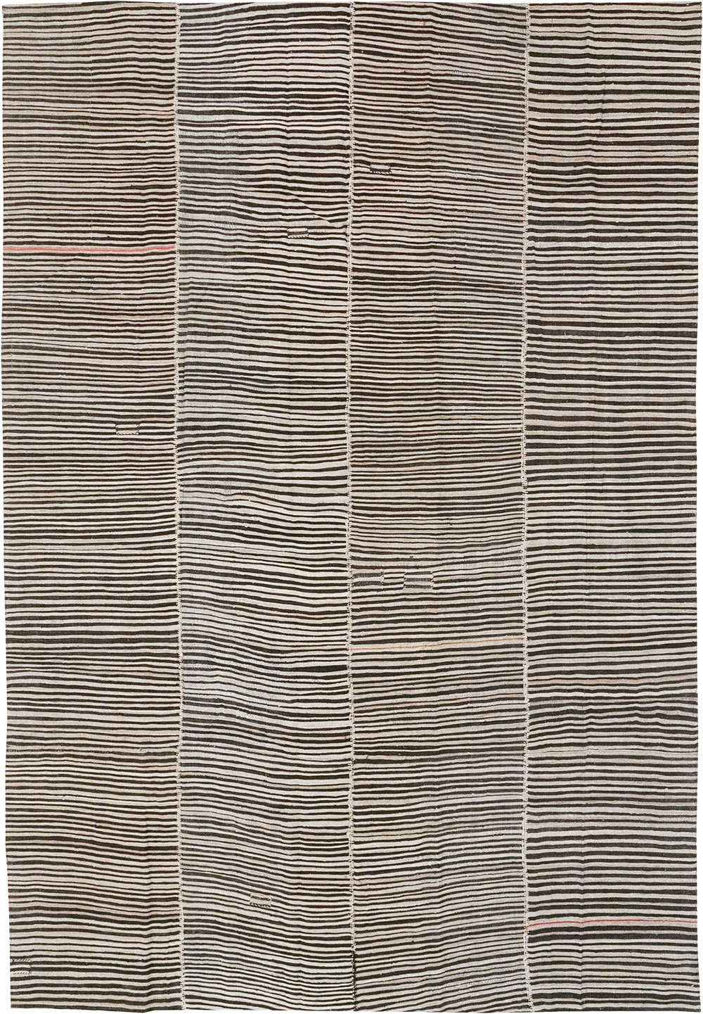 Vintage Persian Flatweave Kilim Accent Carpet, No.30162 - Gss