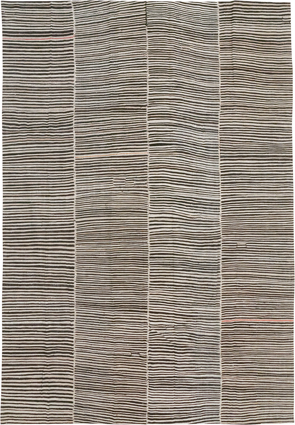 Vintage Persian Flatweave Kilim Accent Carpet, No.30162 - Gss