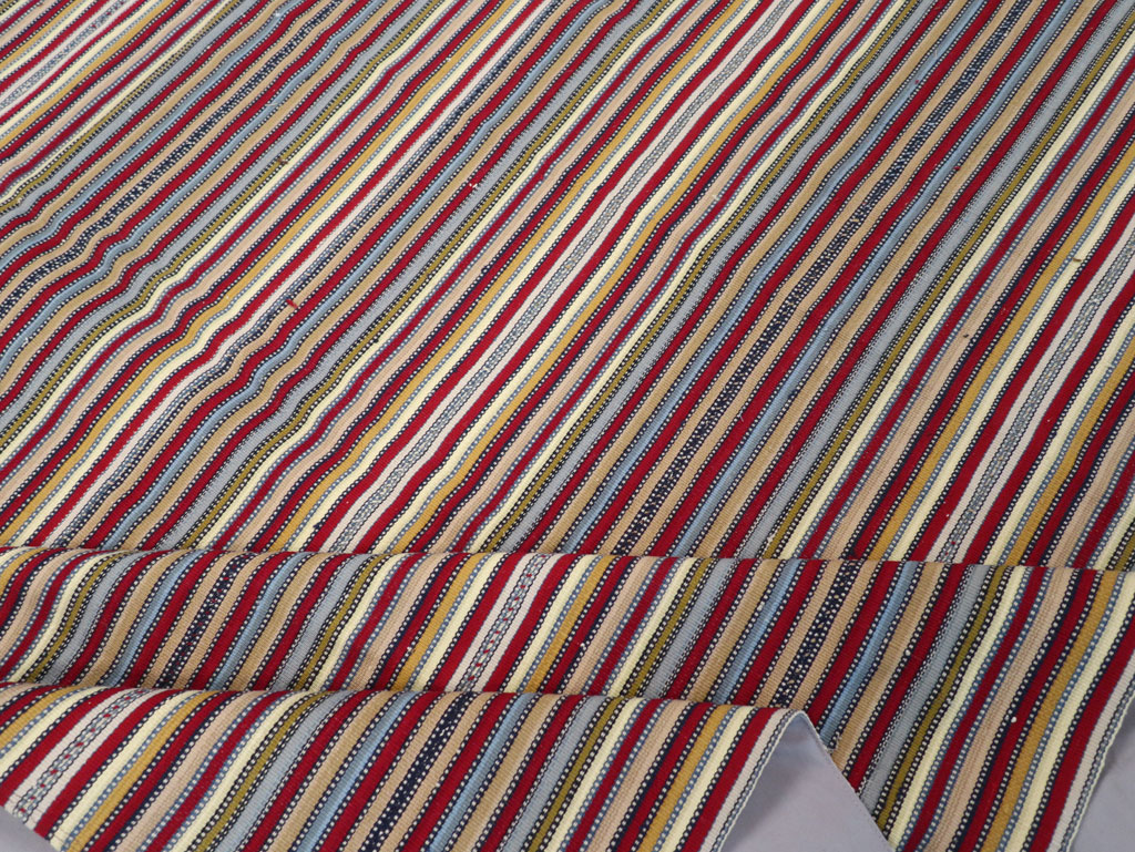 Vintage Turkish Flatweave Kilim Small Room Size Carpet, No.30164 - Gss