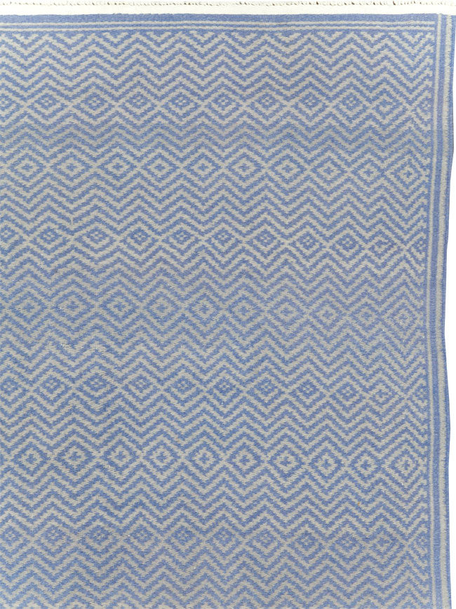 Vintage Persian Flatweave Kilim Accent Rug, No.30169 - Gss