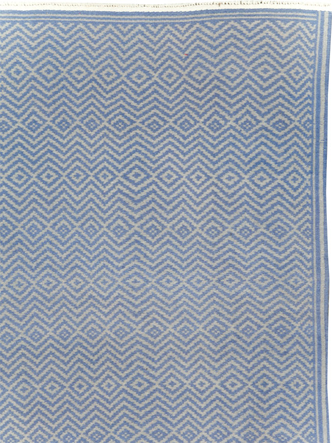 Vintage Persian Flatweave Kilim Accent Rug, No.30169 - Gss