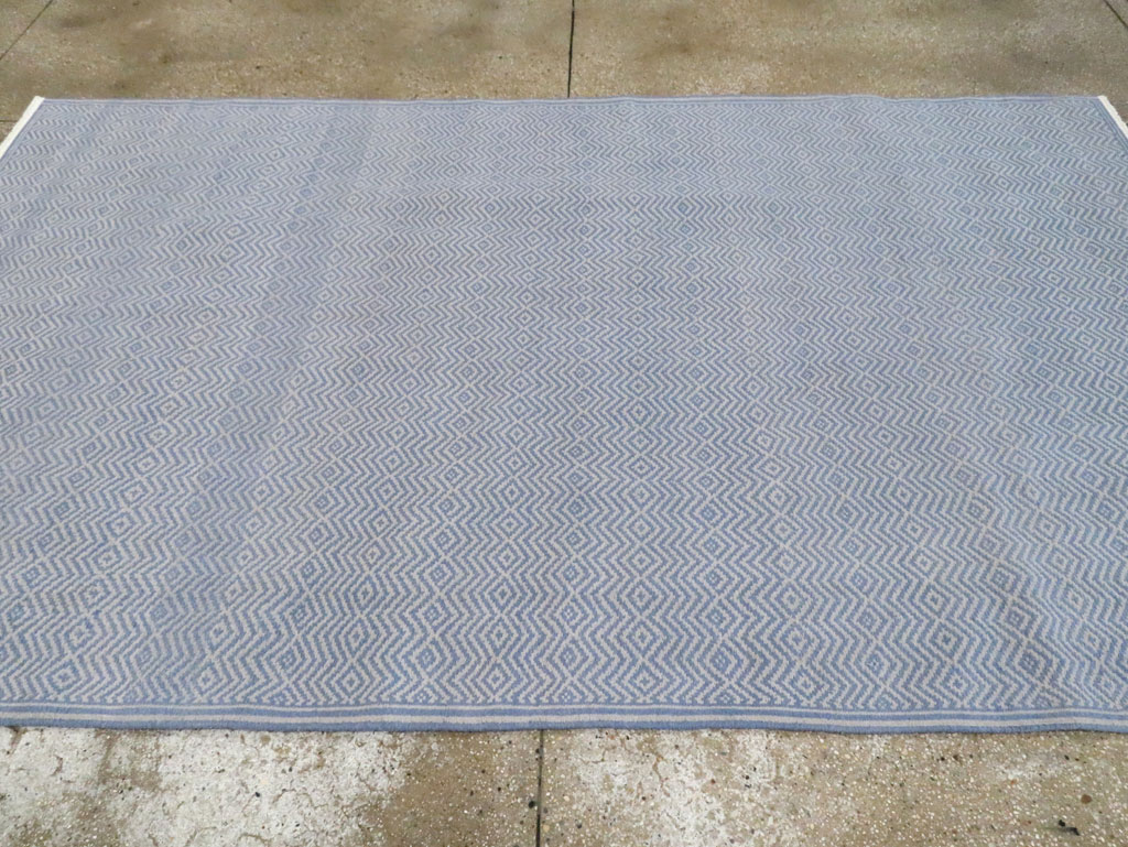 Vintage Persian Flatweave Kilim Accent Rug, No.30169 - Gss