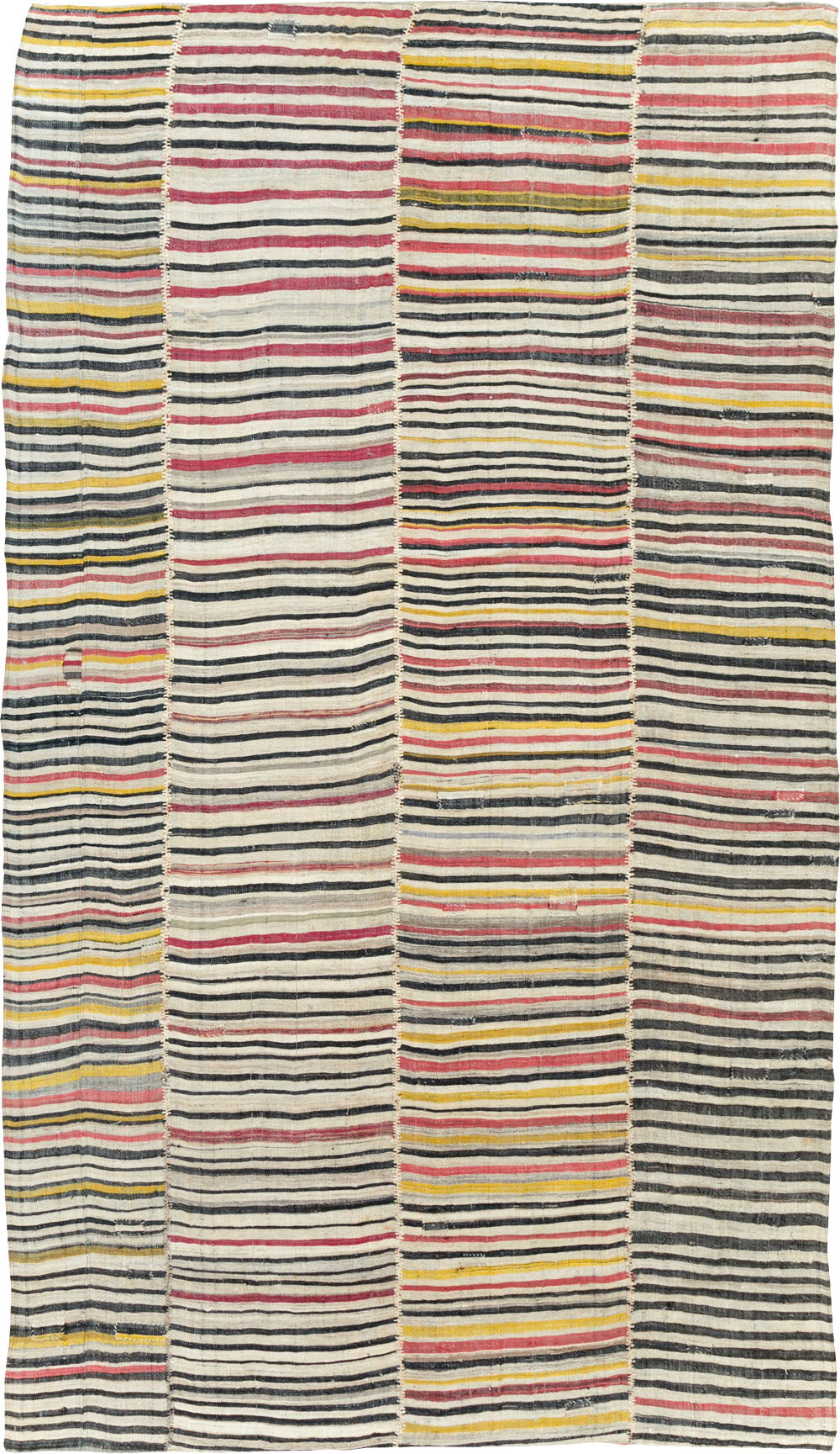 Vintage Persian Flatweave Kilim Accent Rug, No.30174 - Gss