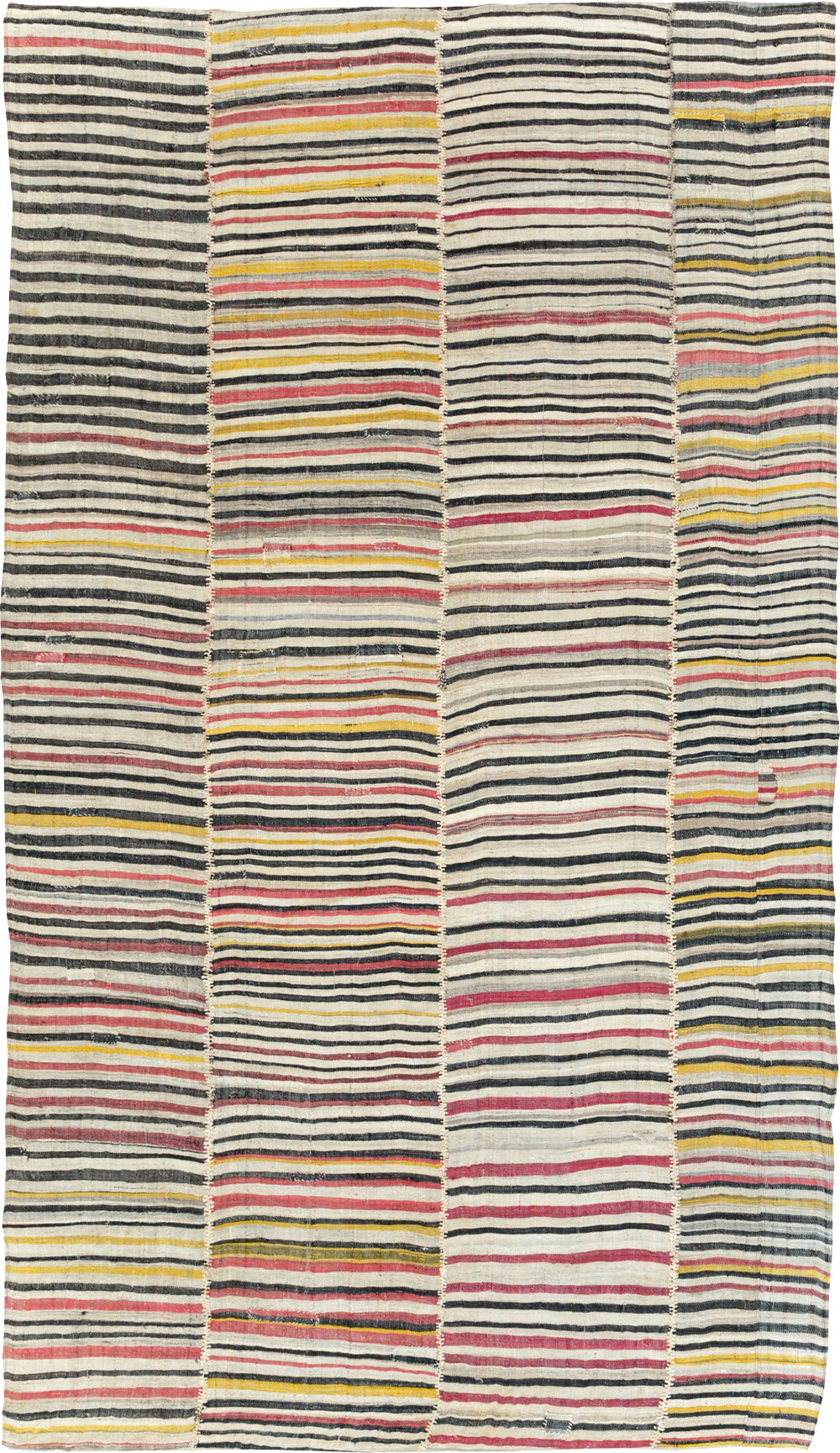 Vintage Persian Flatweave Kilim Accent Rug, No.30174 - Gss