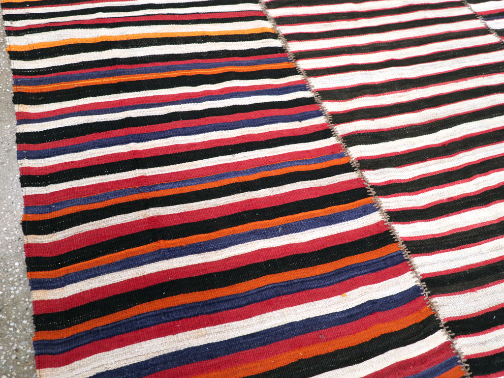 Vintage Persian Flatweave Kilim , No.30175 - Gss