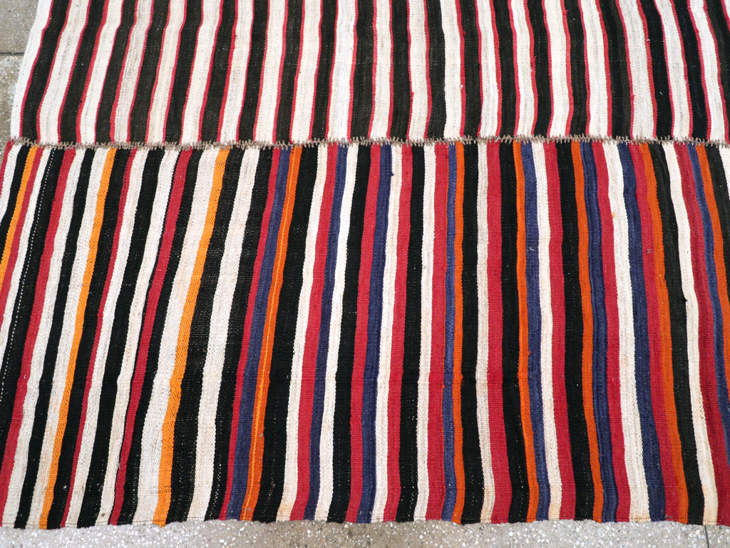 Vintage Persian Flatweave Kilim , No.30175 - Gss