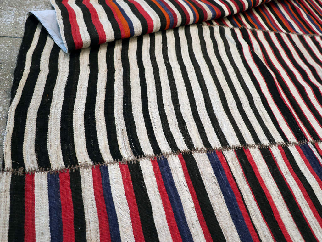 Vintage Persian Flatweave Kilim , No.30175 - Gss