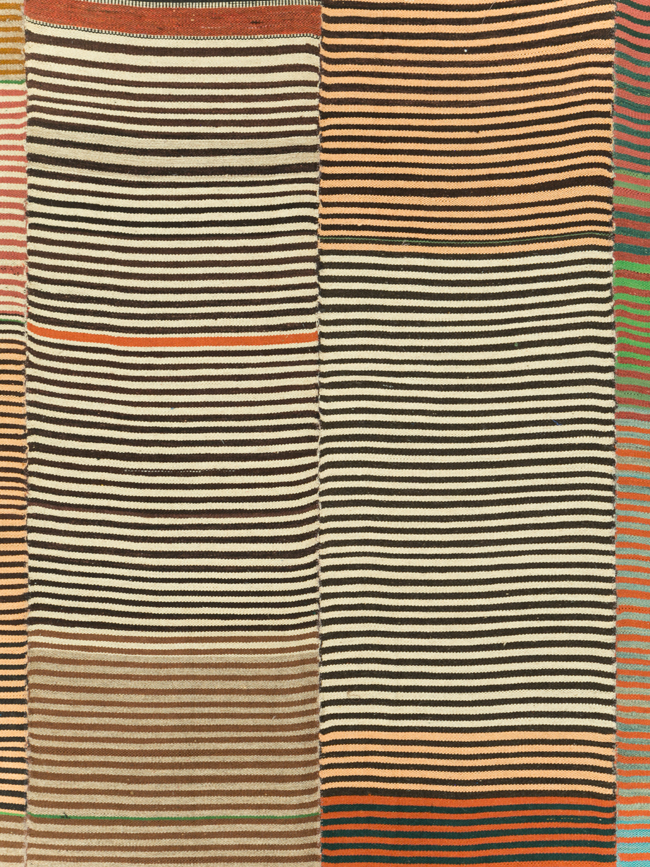 Vintage Turkish Flatweave Kilim Gallery Carpet, No.30177 - Gss