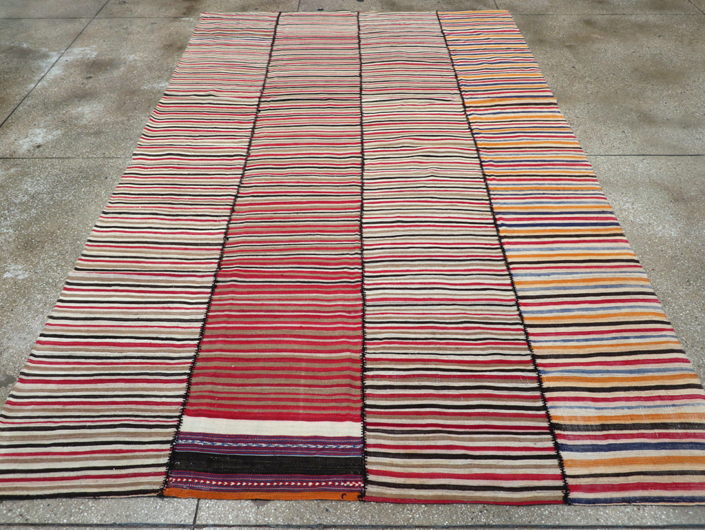 Vintage Persian Flatweave Kilim, No.30180 - Gss