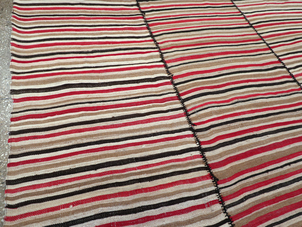 Vintage Persian Flatweave Kilim, No.30180 - Gss
