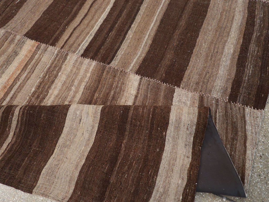 Contemporary Turkish Flatweave Kilim Small Room Size Carpet, No.30181 - Gss