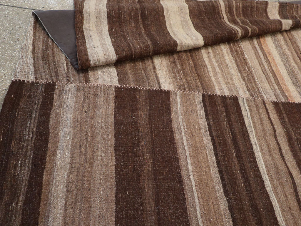 Contemporary Turkish Flatweave Kilim Small Room Size Carpet, No.30181 - Gss