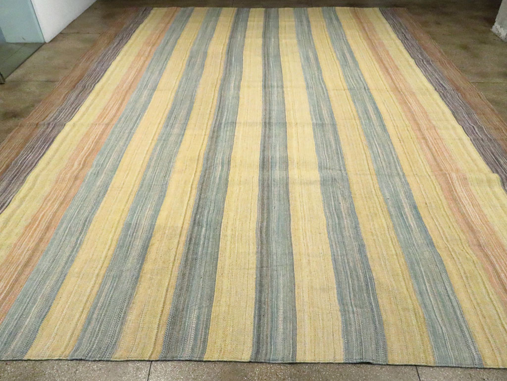 Modern Turkish Oversize Flatweave, No.30182 - Gss