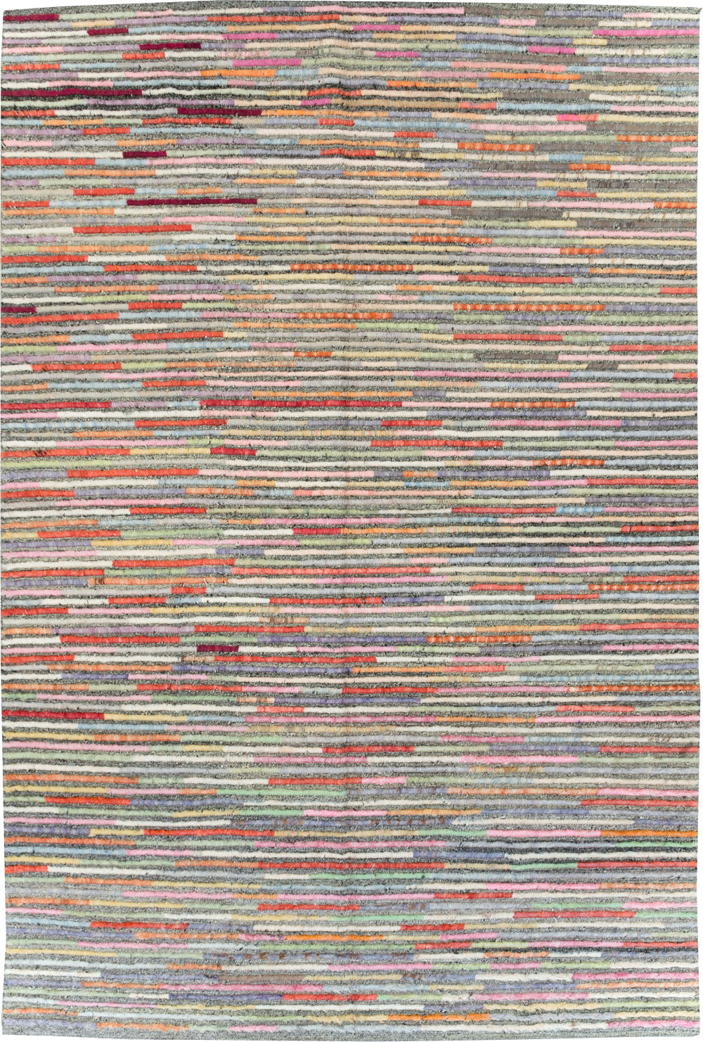 Colorful Contemporary Turkish Room Size Carpet, No.30185 - Gss