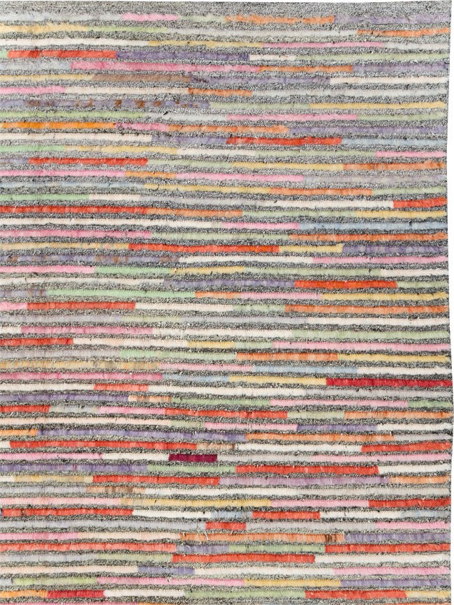 Colorful Contemporary Turkish Room Size Carpet, No.30185 - Gss