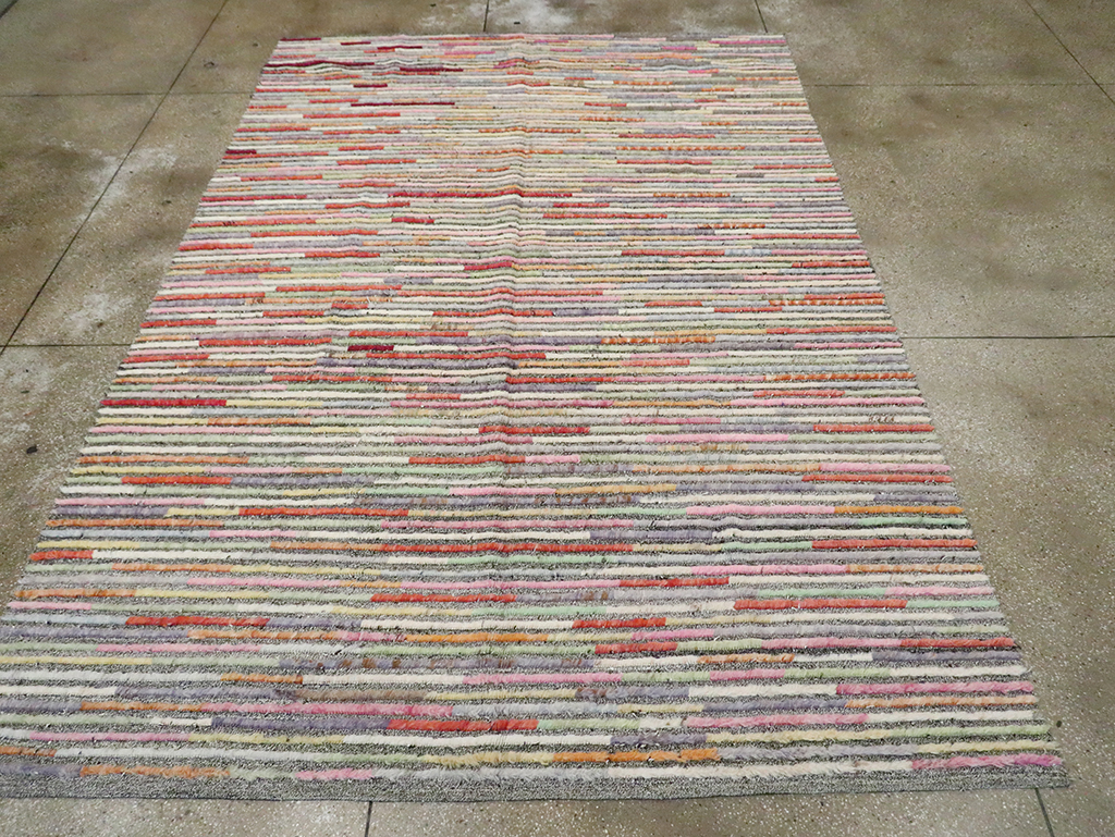 Colorful Contemporary Turkish Room Size Carpet, No.30185 - Gss