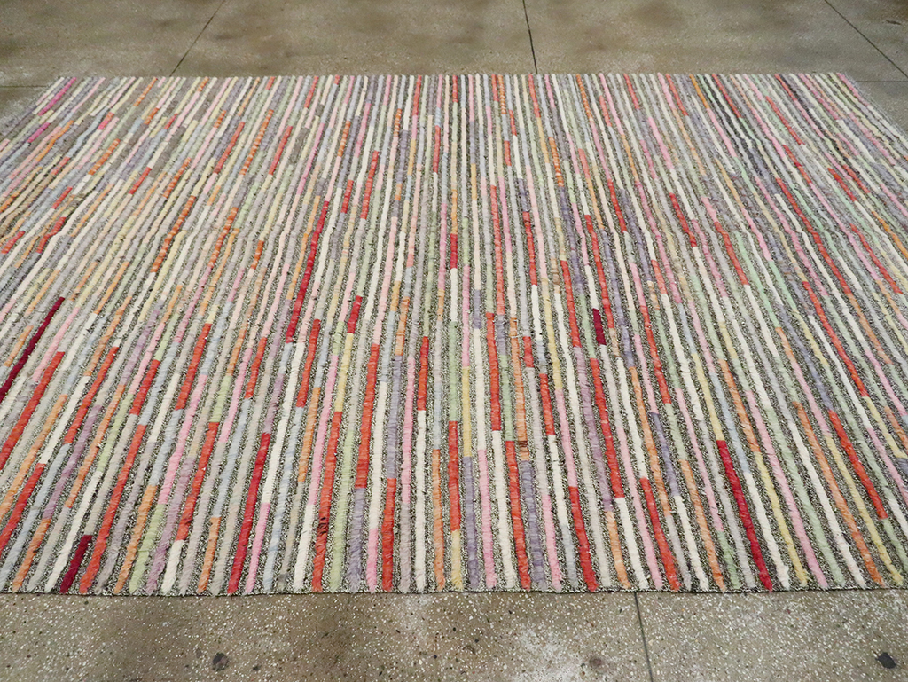 Colorful Contemporary Turkish Room Size Carpet, No.30185 - Gss