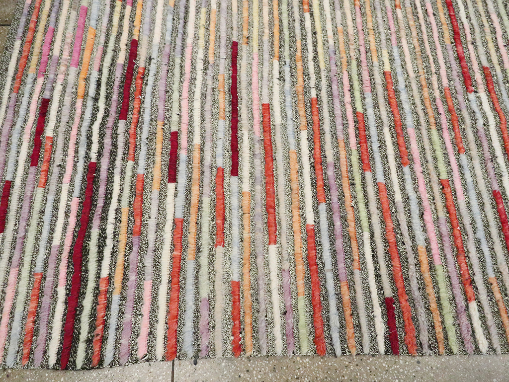 Colorful Contemporary Turkish Room Size Carpet, No.30185 - Gss