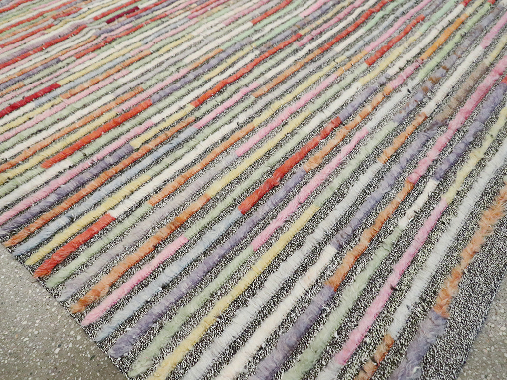 Colorful Contemporary Turkish Room Size Carpet, No.30185 - Gss