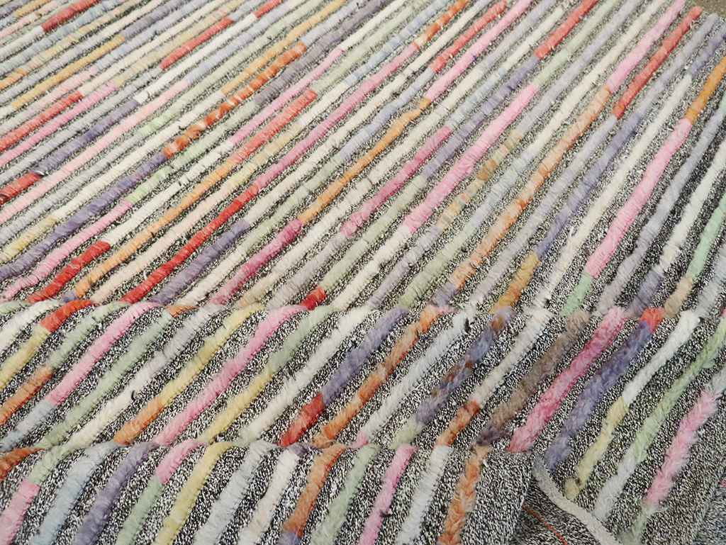 Colorful Contemporary Turkish Room Size Carpet, No.30185 - Gss