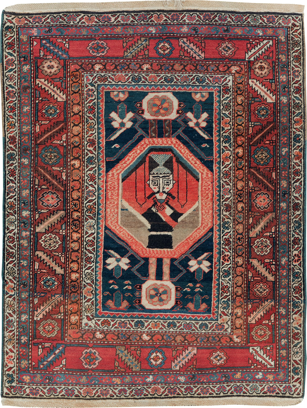 Antique Persian Bakshaish Rug, No.30189 - Gss
