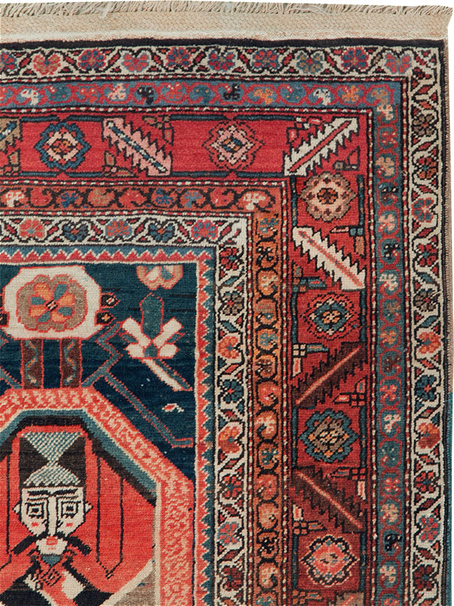 Antique Persian Bakshaish Rug, No.30189 - Gss